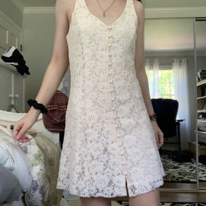 New With Tags: Forever 21 lace cream cottagecore dress